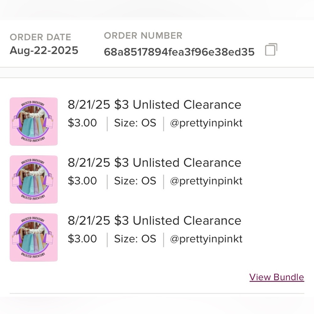 Purchase during Live Show 8/22/25